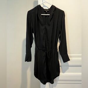 Banana Republic Black Long Sleeve Dress
